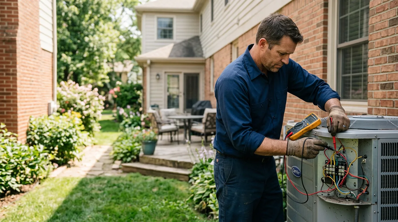 HVAC technician working near Stamping Ground, KY